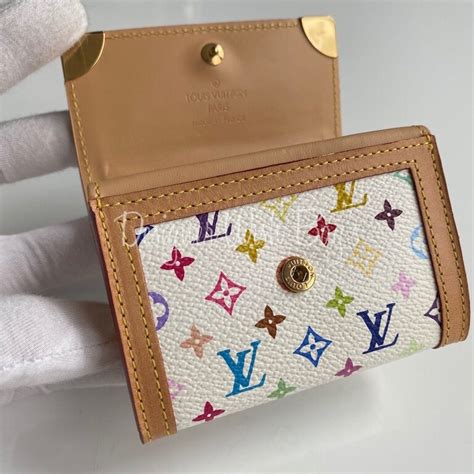 louis vuitton takashi murakami white|louis vuitton murakami wallet.